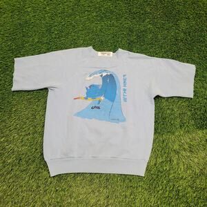 Vintage 1989 Surfer Sweatshirt M/L 21x22 Cropped